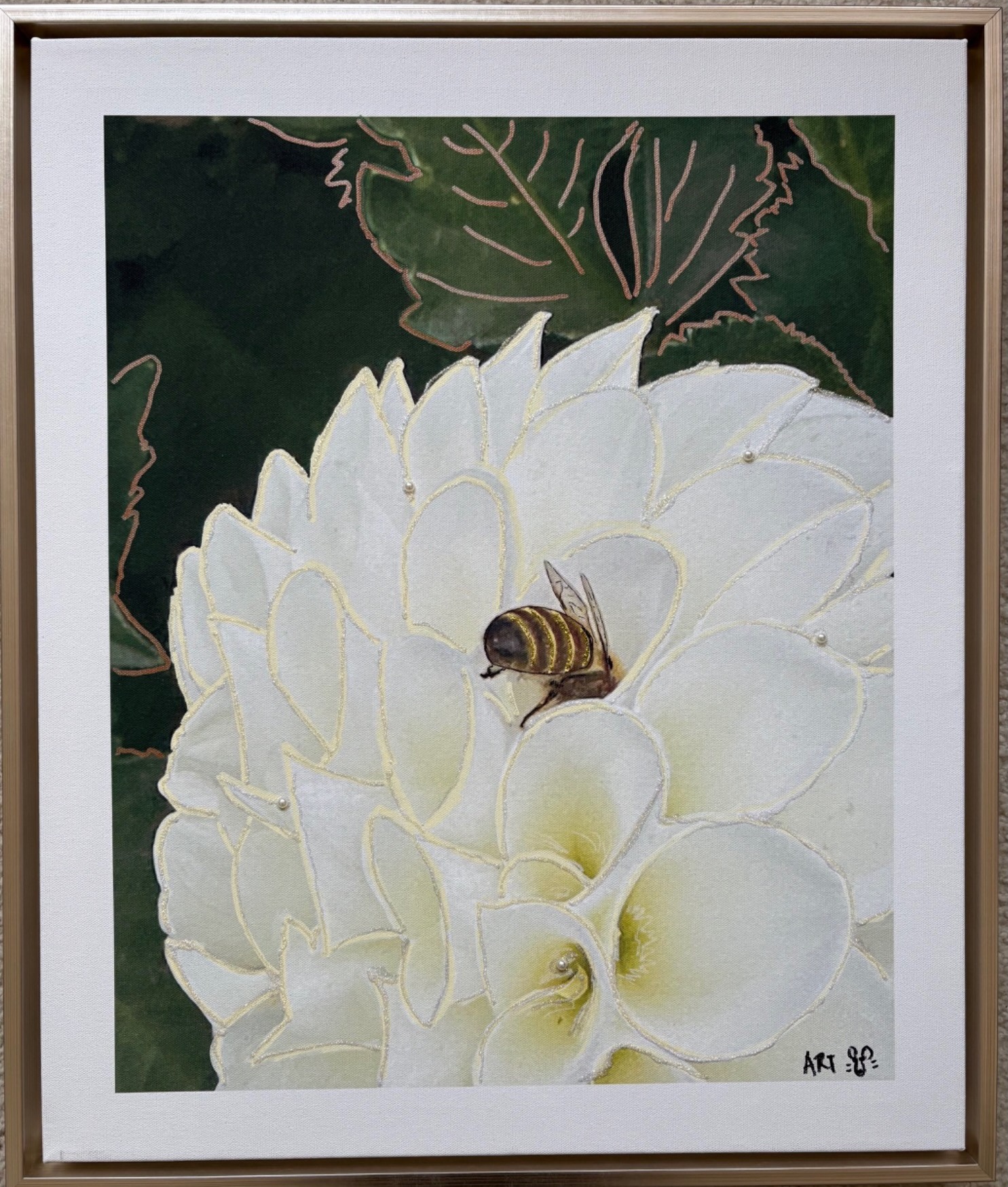 Bee on White Dahlia July 11, 2026, 6:30 pm Torpedo Factory