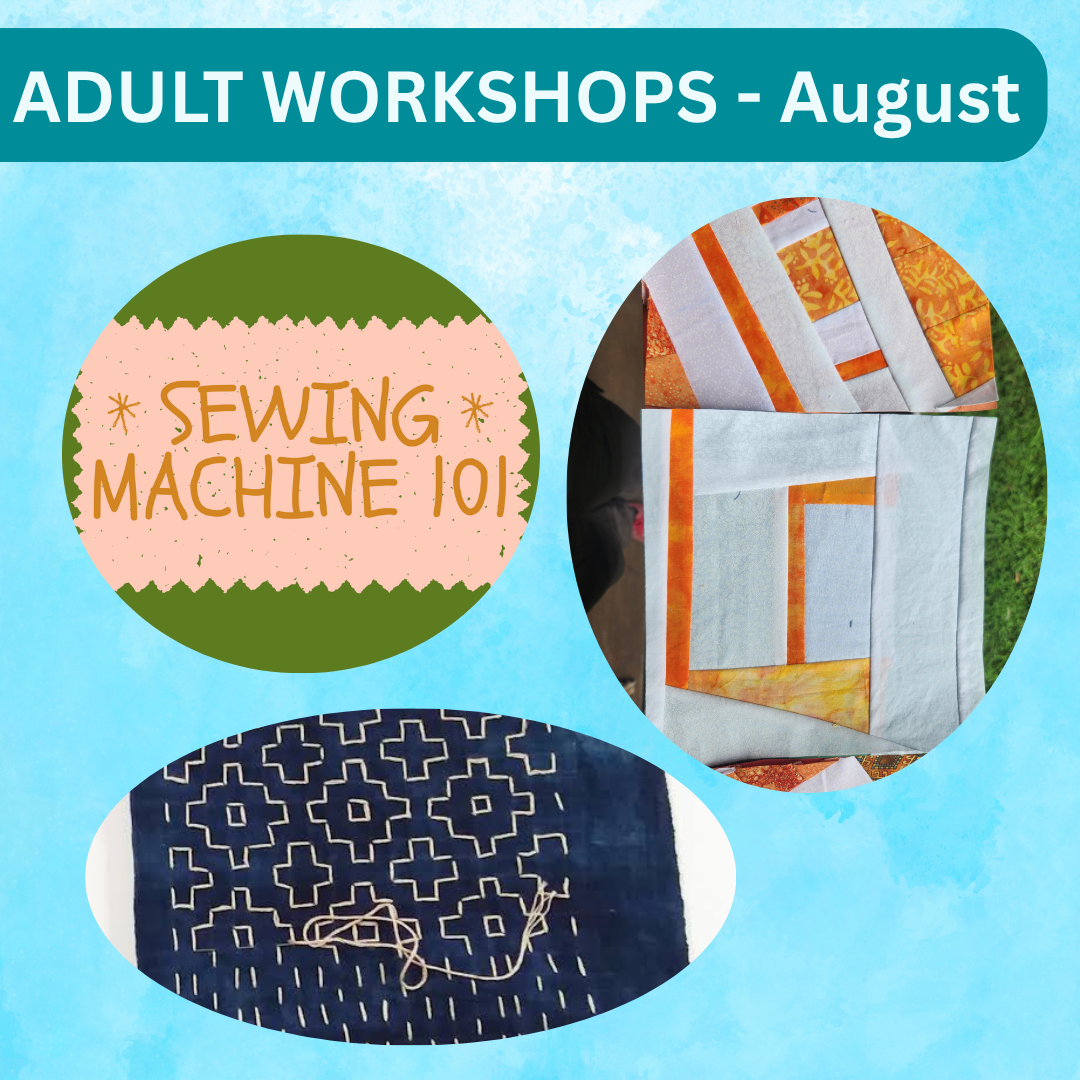 UPCYCLE August Adult Workshops and Camps