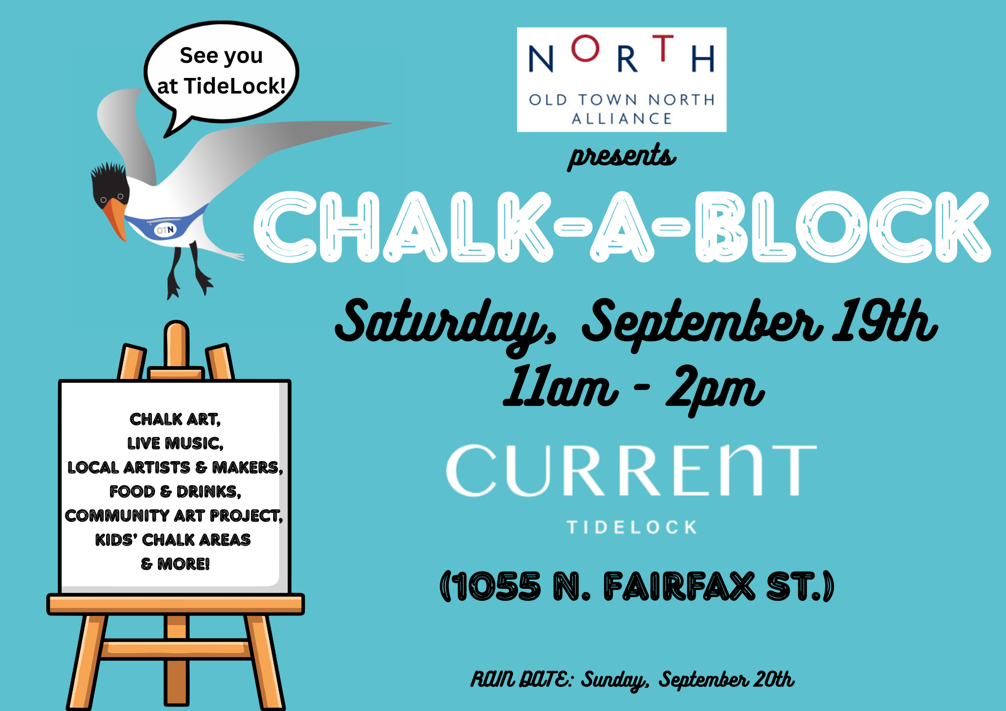 CHALK-A-BLOCK is back – September 19th