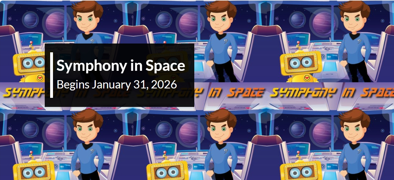 ASO Symphony in Space, is on January 31st at 3 pm